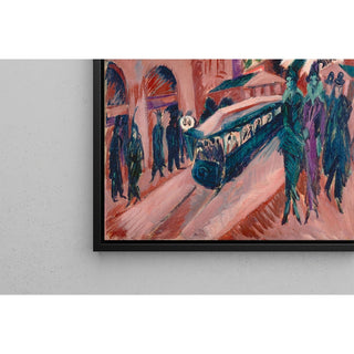 Reproduction Leipziger Straße with Electric Tram 1914 - Ernst Ludwig Kirchner