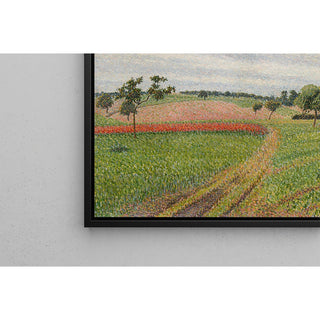 Reproduction Les Coteaux de Thierceville, Temps Gris - Camille Pissarro