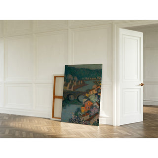 Reproduction Les Maisons Sur La Rivière - Henri Le Sidaner