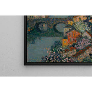 Reproduction Les Maisons Sur La Rivière - Henri Le Sidaner