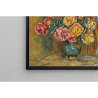 Reproduction Les Roses au Rideau Bleu - Pierre-Auguste Renoir