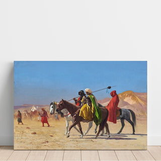 Reproduction Les cavaliers traversent le désert - Jean-Léon Gérôme