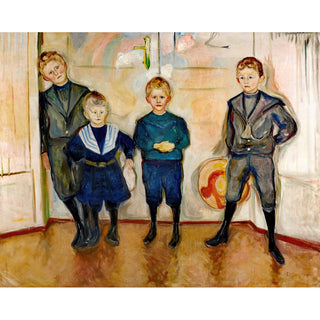 Reproduction Les fils du Dr Linde - Edvard Munch