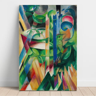 Reproduction Les petites chèvres de montagne - Franz Marc