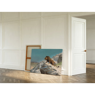 Reproduction Lion à l'affût - Jean-Léon Gérôme