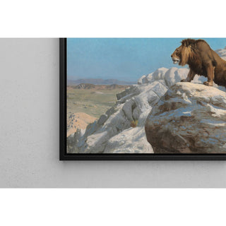 Reproduction Lion à l'affût - Jean-Léon Gérôme