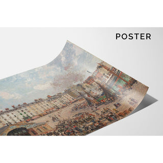 Reproduction Marché aux poissons - Camille Pissarro