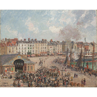 Reproduction Marché aux poissons - Camille Pissarro