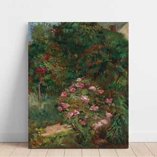 Reproduction Massif de Fleurs, Jardin du Petit Gennevilliers - Gustave Caillebotte