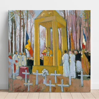 Reproduction Messe devant la tombe d'Ernest Psichari - Maurice Denis