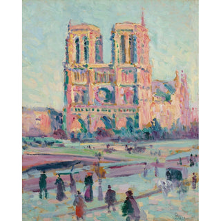 Reproduction Notre-Dame de Paris - Maximilien Luce