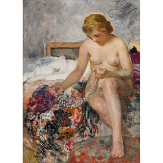 Reproduction Nu au Collier - Henri Lebasque