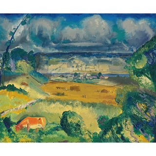 Reproduction Nuages et Prairie - George Bellows