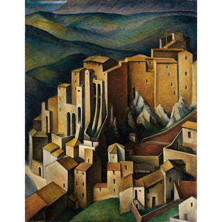 Reproduction Olevano - Alexander Kanoldt