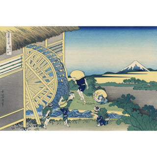 Reproduction Onden no Suisha - Katsushika Hokusai