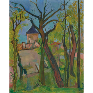 Reproduction Paysage à Saint-Bernard Ain - Suzanne Valadon