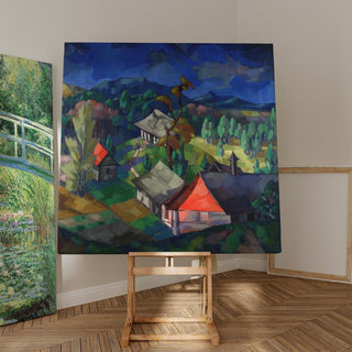 Reproduction Paysage de Saadjärv - Konrad Mägi