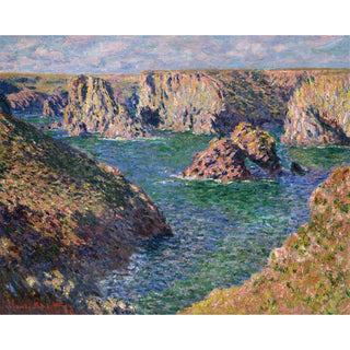 Reproduction Port-Domois, Belle-Île - Claude Monet