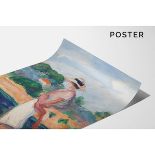 Reproduction Portrait d'Irène dans un Paysage - Henri Lebasque