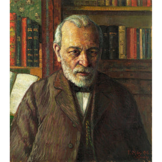 Reproduction Portrait du poète Friedrich Kuhlbarse - Konrad Mägi