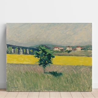 Reproduction Prairie Au Pont d'Argenteuil - Gustave Caillebotte
