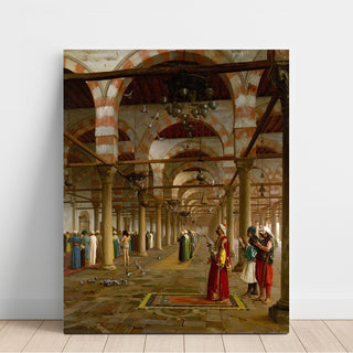 Reproduction Prière dans la mosquée - Jean-Léon Gérôme