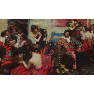 Reproduction Spanish Tavern - Dean Cornwell