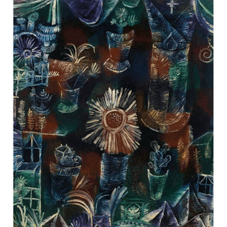 Reproduction Stilleben mit der Distelblüte - Paul Klee
