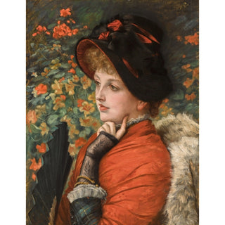 Reproduction Type de beauté ; Portrait de Mme Kathleen Newton - James Tissot