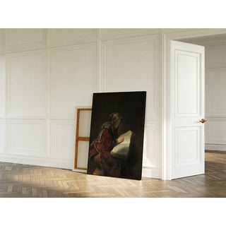 Reproduction Vieille femme lisant - Rembrandt van Rijn