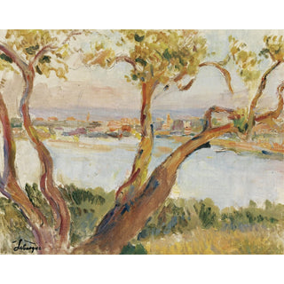 Reproduction Vue d'Antibes - Henri Lebasque