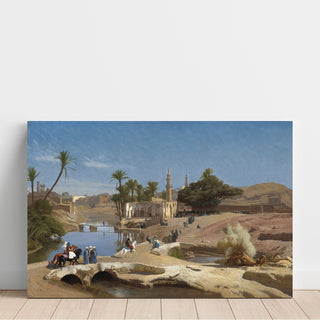 Reproduction Vue de Medinet El-Fayoum - Jean-Léon Gérôme
