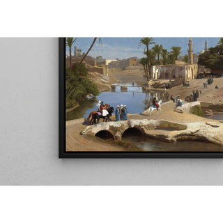 Reproduction Vue de Medinet El-Fayoum - Jean-Léon Gérôme