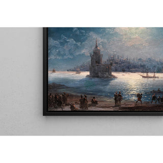 Reproduction Vue du Bosphore avec Sainte-Sophie et la Tour de la Vierge au clair de lune - Ivan Konstantinovich Aivazovsky