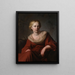 Eine junge Frau im arkadischen Kostüm - Reyer Jacobsz van Blommendael — gerahmtes Bild an der Wand