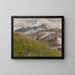 Alpe - Regnault Sarasin — gerahmtes Bild an der Wand