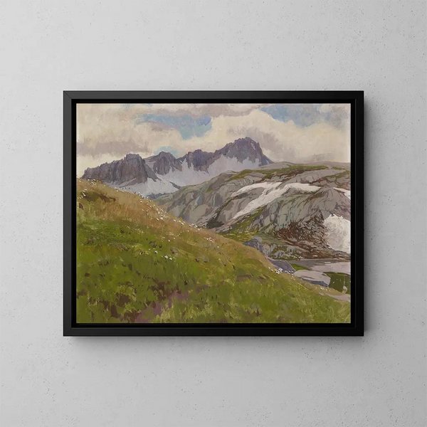 Alpe - Regnault Sarasin — quadro incorniciato alla parete