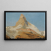Le Cervin - Regnault Sarasin — gerahmtes Bild an der Wand