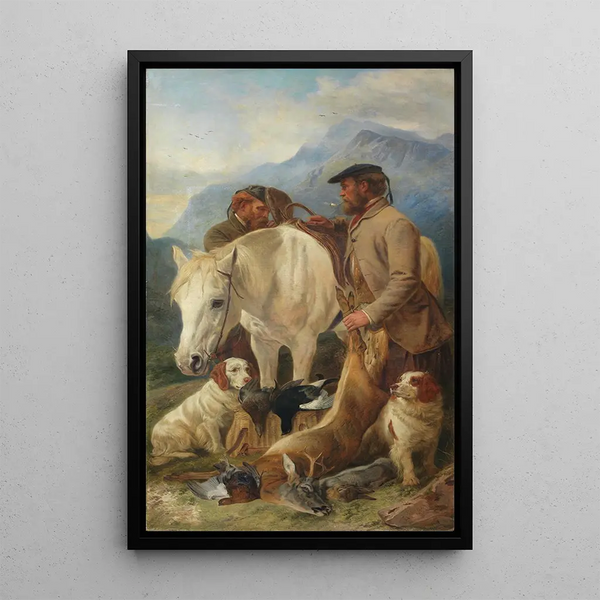 The guardian's pony - Richard Ansdell — framed artwork on a wall