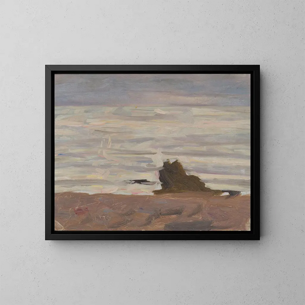 Meeresgrau in Arild - Richard Bergh — gerahmtes Bild an der Wand