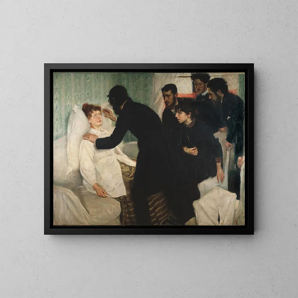 Songe hypnotique - Richard Bergh — gerahmtes Bild an der Wand