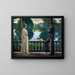 Sommerabend im Norden - Richard Bergh — gerahmtes Bild an der Wand