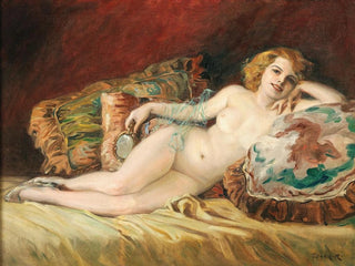 Richard Geiger - Liegender Frauenakt.webp
