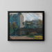 Cour del palazzo Liechtenstein a Vienna - Richard Gerstl — quadro incorniciato alla parete