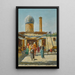 Una strada a Tachkent - Richard Karlovich Zommer — quadro incorniciato alla parete