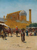 Basar in Samarkand - Richard Karlovich Zommer — Ansicht des Kunstwerks