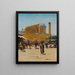 Basar in Samarkand - Richard Karlovich Zommer — gerahmtes Bild an der Wand