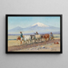 Führer der Rinder am Berg Ararat - Richard Karlovich Zommer — gerahmtes Bild an der Wand