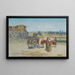Landschaft im orientalischen Stil - Richard Karlovich Zommer — gerahmtes Bild an der Wand