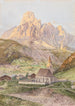 Corvara with the Sas Songher - Richard Moser — artwork view